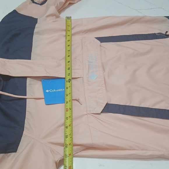Columbia Women's Two-Tone Pink and Navy Wind Breaker Sz XL New With Tag - Picture 9 of 11